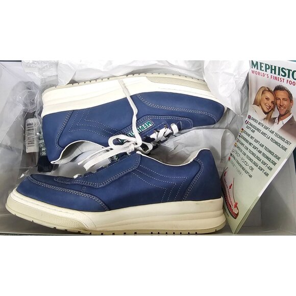 Mephisto Boys Match Maya 845 Optima H30 Sneakers‎ Size 6.5 Navy Blue NEW IN BOX - Picture 13 of 13